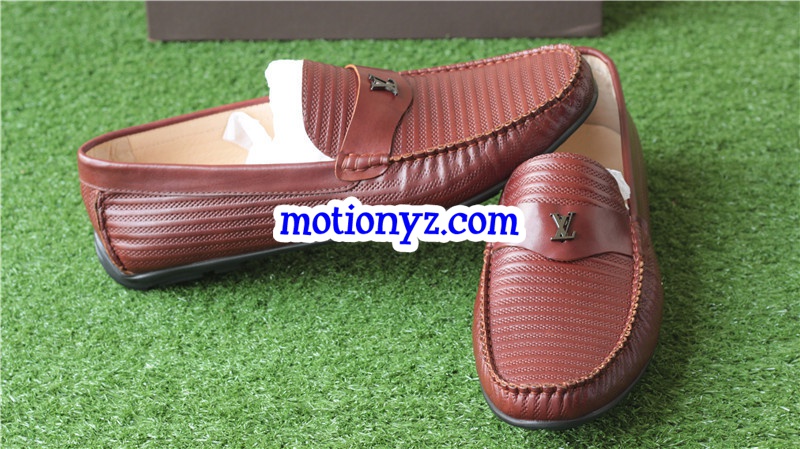 Men Brand Leather Shoes Brown